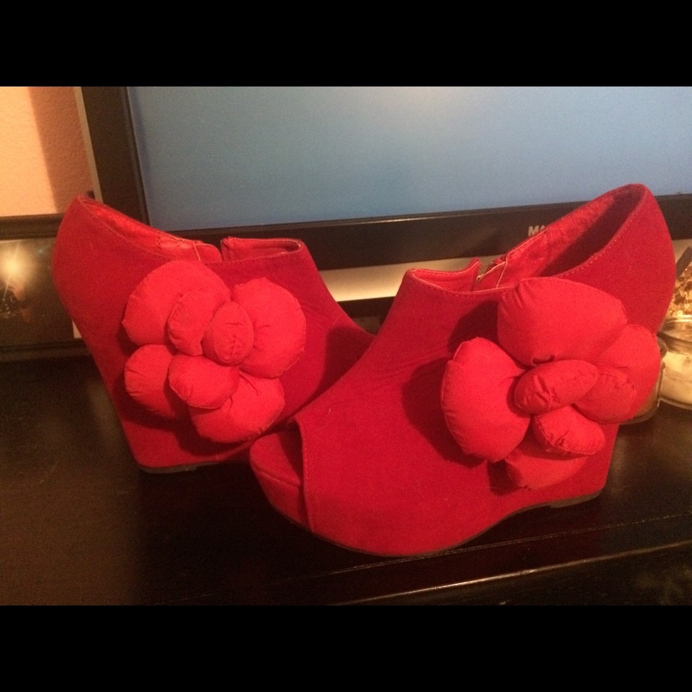 Red wedges